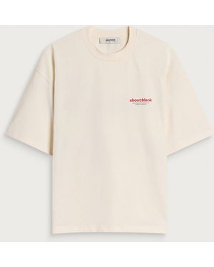 About Blank Insignia T-Shirt - Natural