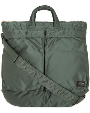 Porter-Yoshida and Co Tanker 2-Way Helmet Bag - Green