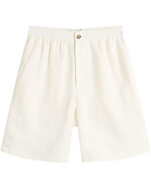 Ami Paris Elasticated Waist Shorts - White