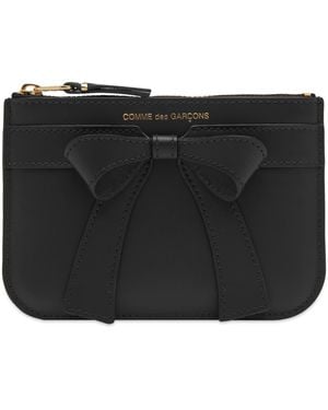 Comme des Garçons Wallet Sa8100Bb Big Bow Wallet - Black