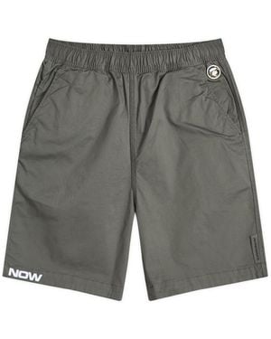 Aape By A Bathing Ape Aape Woven Short - Gray
