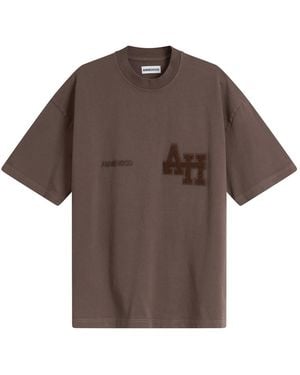 Annie Hood University T-Shirt - Brown