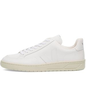 Veja V-10 Leather Trainer - White