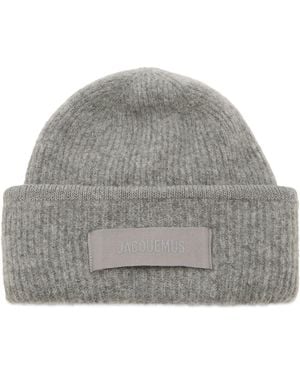 Jacquemus Grosgrain Beanie - Grey