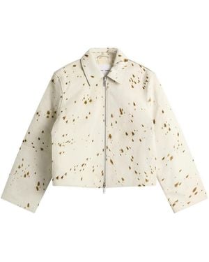 Samsøe & Samsøe Salylo Leather Jacket - Natural