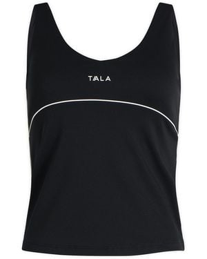 Tala Skinluxe Contrast Piping Vest - Black