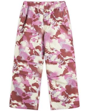 A Bathing Ape Map Camo Army Trousers - Red
