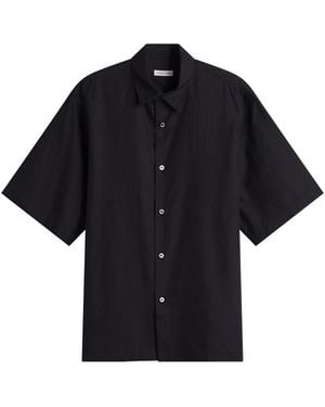 Kaptain Sunshine Plain Short Sleeve Shirt - Black