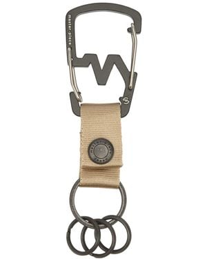 master-piece M-Carabiner Key Ring - White