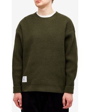 M WTAPS GHILL / SWEATER / COTTON OLIVE（購買指定服裝現貨兩件