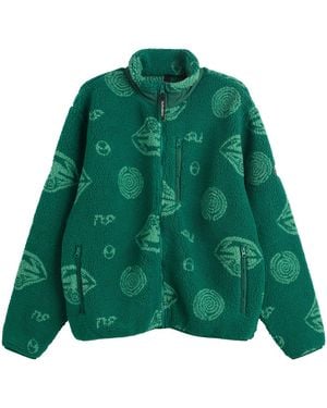 No Problemo Space Travel Fleece Jacket - Green