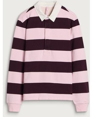 Skims Boyfriend Fleece Polo - Red