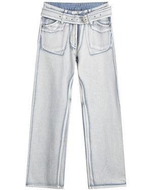 Acne Studios Page Shadow Belted Jeans - Blue