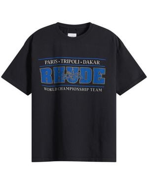 Rhude Chrono T-Shirt - Black