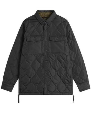 Taion Zip Over Shirt - Black