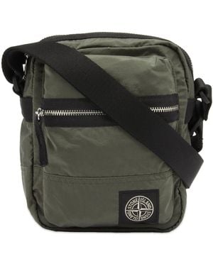 Stone Island Nylon Metal Pouch Bag - Green