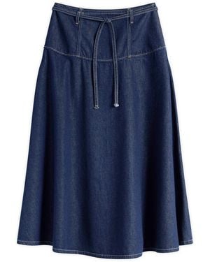 Samsøe & Samsøe Satilly Skirt - Blue