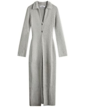 Daily Paper Fluffy Long Cardigan - Grey