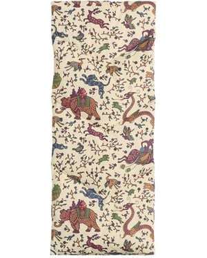 Drake's X Nanga Quilted Scarf - Natural