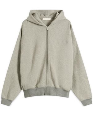 Fear Of God Signature Classic Zip Hoodie - Grey