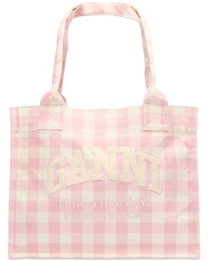 Ganni Large Easy Shopper - Pink