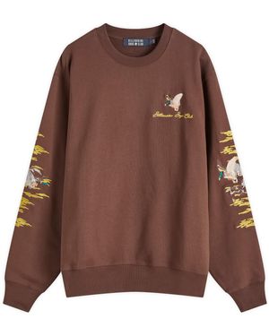 BBCICECREAM Duck Embroidered Sweatshirt - Brown