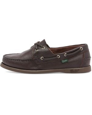 Paraboot Barth Leather Boat Shoe - Brown