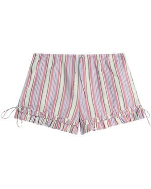 Damson Madder Mafalda Frilly Tie Bloomer - Red