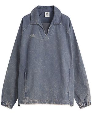Umbro Washed Drill Top - Blue
