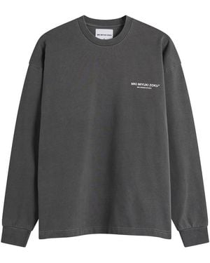MKI Miyuki-Zoku Design Studio Long Sleeve T-Shirt - Grey