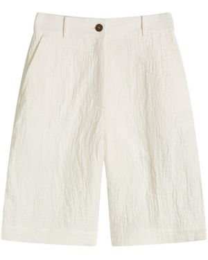 Studio Nicholson Wide Leg Shorts - White