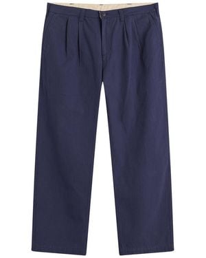 Butter Goods Pleated Pants - Blue