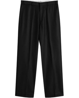 Carter Young Flat Front Trouser - Black