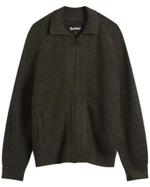 Barbour Heritage + Garthman Zip Cardigan - Green