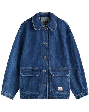 A.P.C. Alys Denim Jacket - Blue