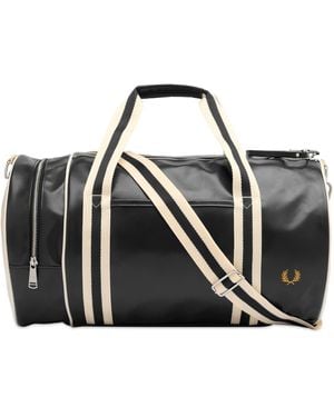Fred Perry Classic Barrel Bag - Black