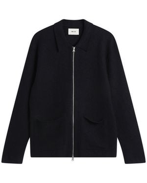 NN07 Jonas Merino Zip Jacket - Black