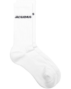 Jacquemus Logo Socks - White