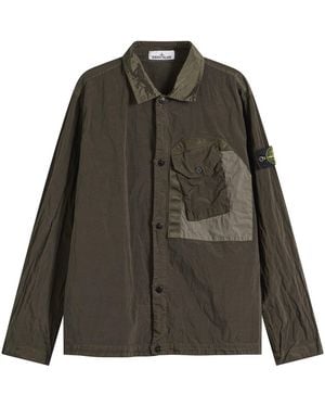 Stone Island Nylon Metal Econyl Overshirt - Green