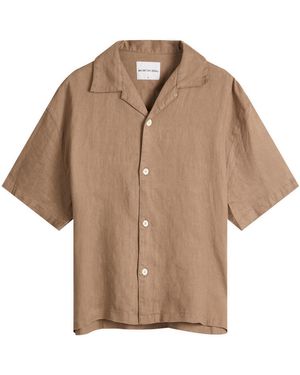 MKI Miyuki-Zoku Linen Vacation Shirt - Brown