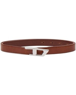 DIESEL B-D Logo 2.0 20 Belt - Brown