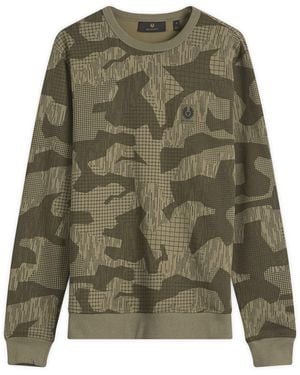 Belstaff Terrain Camo Sweatshirt - Green