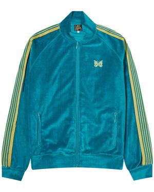 Needles Velour Rc Track Jacket - Blue