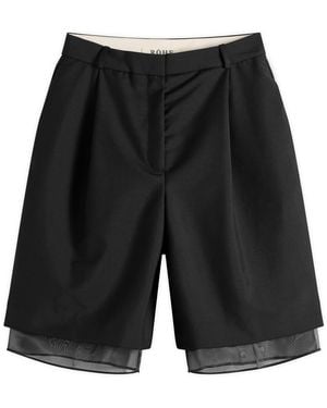 Rohe Organza Lined Shorts - Black