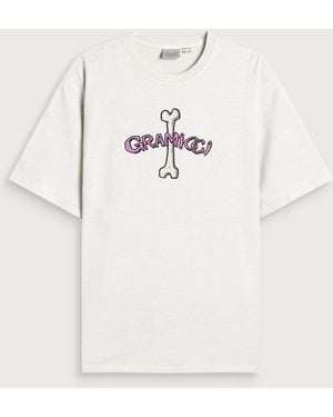 Gramicci Pigment Dyed Bone T-Shirt - White