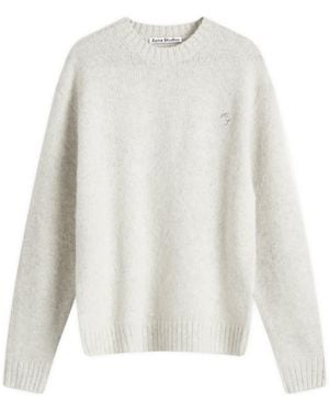 Acne Studios Kowy As Shetland Sweater - White