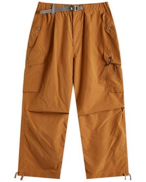 and wander Oversized Cargo Trousers - Brown