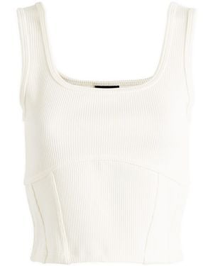 Nike W Crop Lifestyle Tank - White