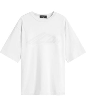 DSquared² Icon Loose Fit T-Shirt - White