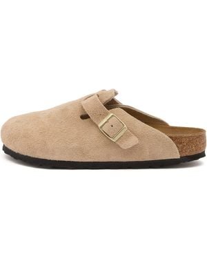 Birkenstock Boston Suede Clog - Brown